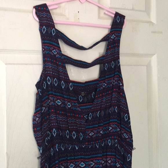 Casual Purple pattern dress - Picture 2 of 3